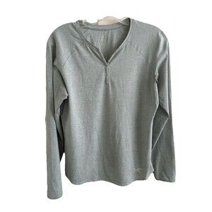 EUC Arcteryx Kadem Henley Performance Long Sleeve Shirt Mint Green Womens Sz S